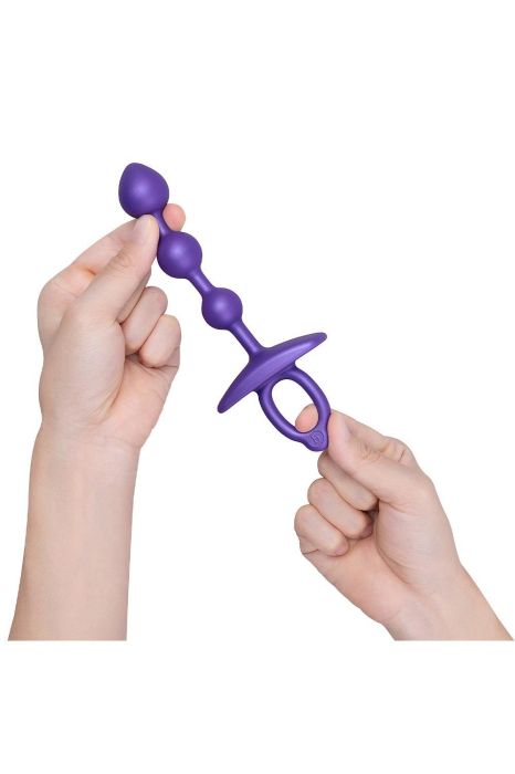 Zip Silicone Anal Beads