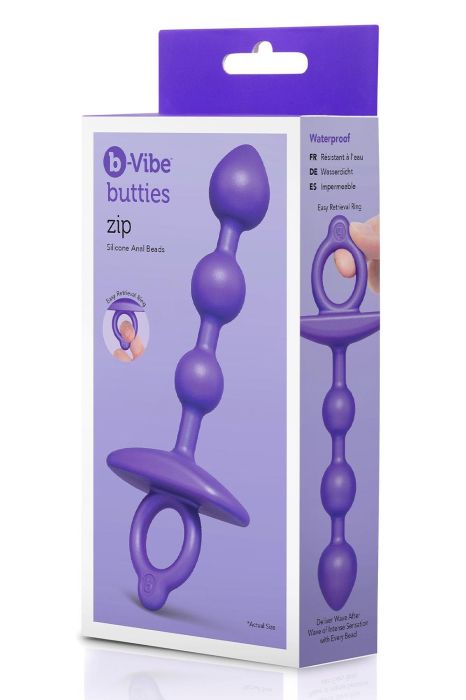 Zip Silicone Anal Beads
