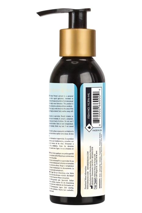 Natural Water-Based Personal Lubricant Original Unflavored 125Ml 