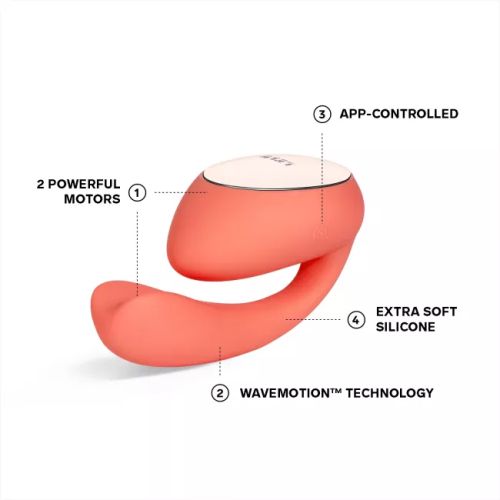 LELO Ida Wave with APP Coral Red
