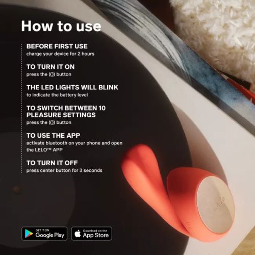 LELO Ida Wave with APP Coral Red