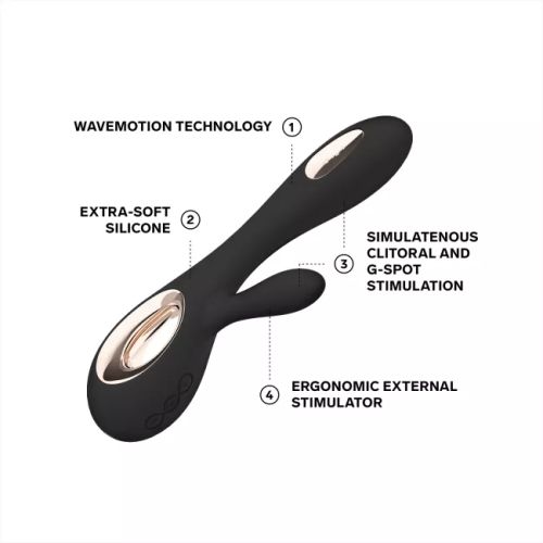 LELO Vibe Soraya Wave Black