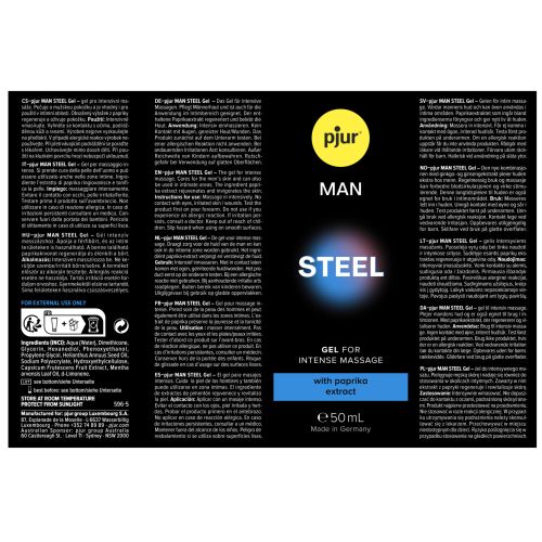 Гел за стоманена ерекция - Pjur MAN Steel Gel 50ml