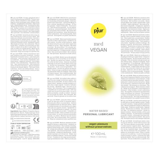 pjur med VEGAN (100 ml