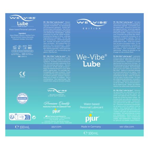  We-Vibe Lube by pjur, 100 ml-personal lubricant, water-based
