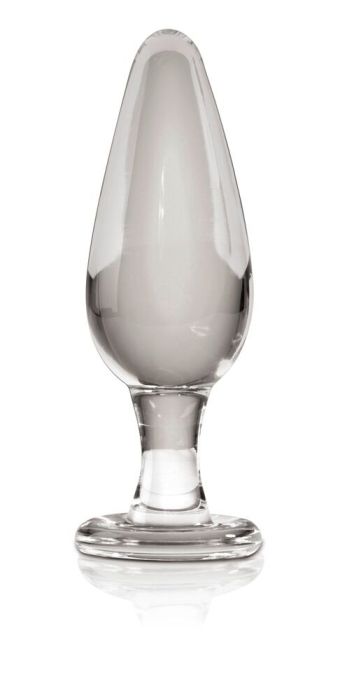 Hand-blown glass plug- No. 26