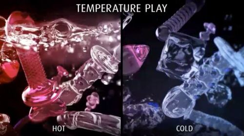 Hand-blown glass plug- No. 26