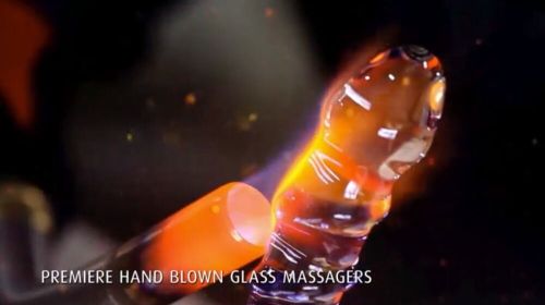 Hand-blown glass dildo-No. 57