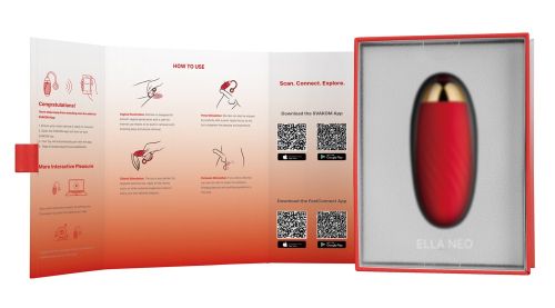 Интерактивно вибро яйце-Ella Neo-SVAKOM-контрол на дълги разстояния (по всяко време и навсякъде по света)