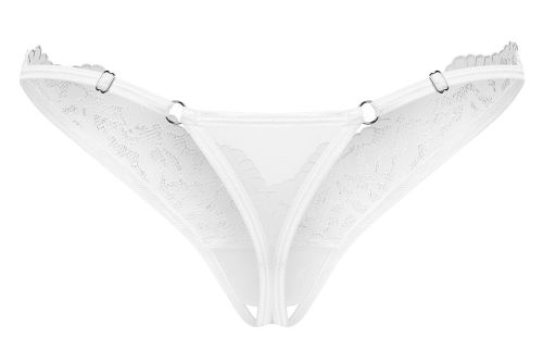 Obsessive Arrowel Thong- Colour: white Size:S/M