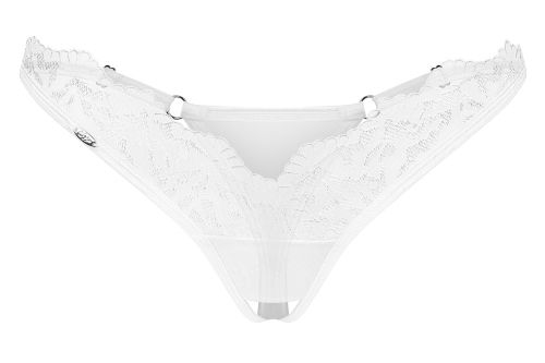 Obsessive Arrowel Thong- Colour: white Size:S/M