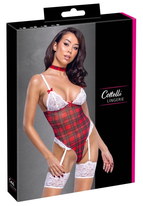 Cottelli LINGERIE Plaid Body-Size:S