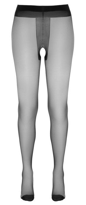 Cottelli LEGWEAR Open Crotch Tights-Size:2