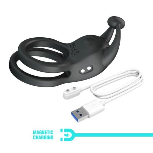 PRETTYLOVE Goodwin Vibrating Double Cock Ring