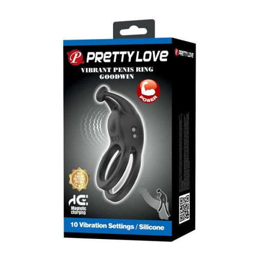 PRETTYLOVE Goodwin Vibrating Double Cock Ring