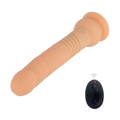 Gode vibrant et rotatif THE COMMANDER 19 x 3.7cm