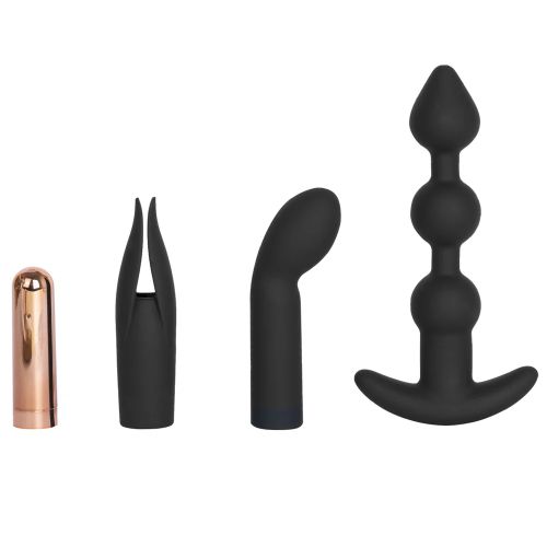 Aphrodisia Premium Pleasure Kit 4 в 1 – Вибратор с 3 приставки, 10 режима и USB зареждане