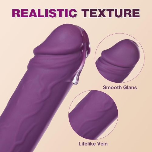 Sex Toys Dildo thruster Vibrator Machine – 12.85” Realistic Vibrating Dildo