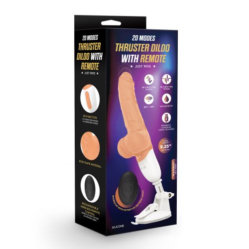 Just Ride 20 Modes Thruster Dildo with Remote