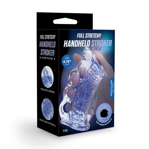 Super Sucker Full Stretchy Handheld Stroker