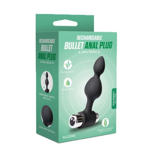 Rechargeable Anal Plug Drill Beads