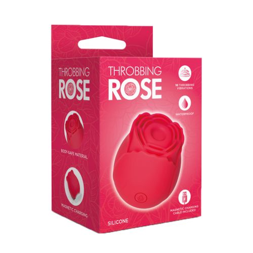 Silicone Throbbing Rose