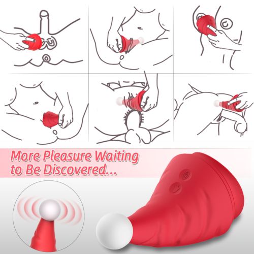 Santa Hat Vibrator-RED