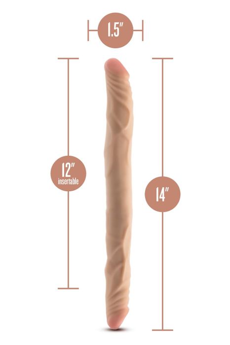 Plus 14” Posable Double Dong Beige