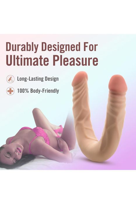 Plus 14” Posable Double Dong Beige
