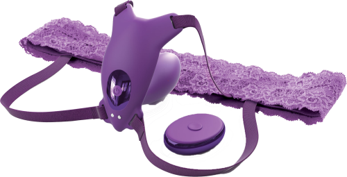 Ultimate G-Spot Butterfly Strap-On Purple