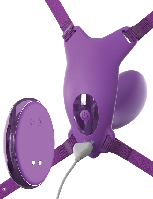 Ultimate G-Spot Butterfly Strap-On Purple