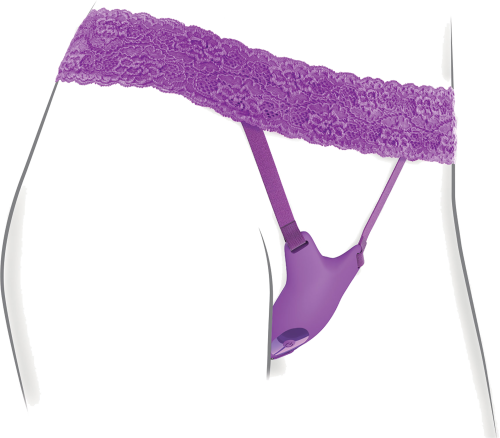 Ultimate G-Spot Butterfly Strap-On Purple