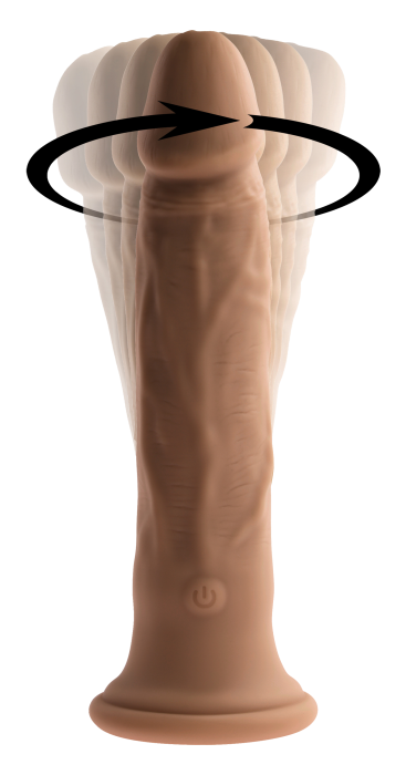 EVOLVED TWIRL JAM 9.25 INCH DARK FLESH