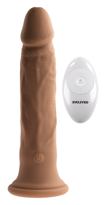 EVOLVED TWIRL JAM 9.25 INCH DARK FLESH