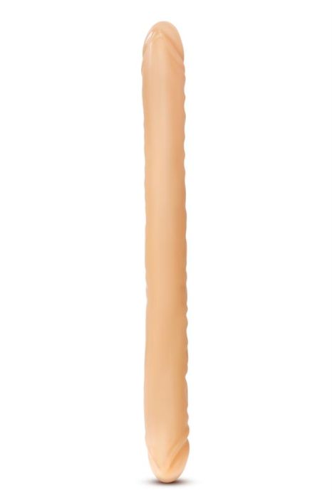 B YOURS 18INCH DOUBLE DILDO BEIGE