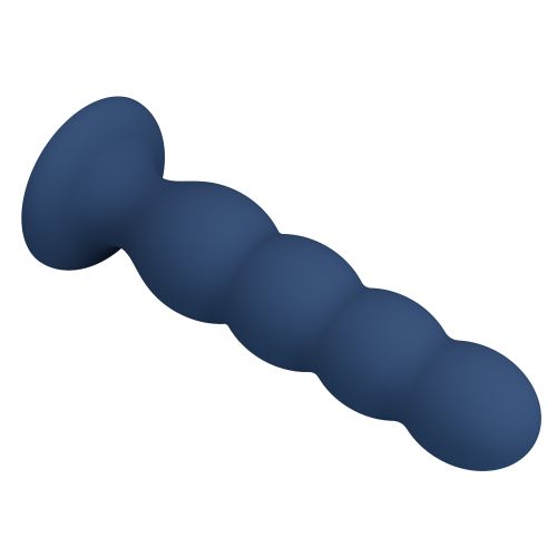 Mr. Play Metal & Liquid Silicone Anal Plug with 4 Metal Balls
