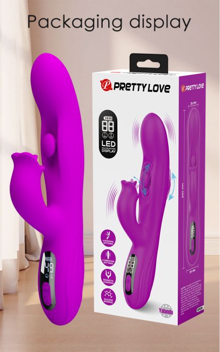 PRETTY LOVE-Yalanda-Purple-Nodding Rabbit Vibrator