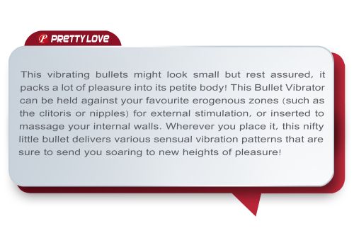 Мини USB презареждаем виброкуршум Pretty Love-Stefan-10 функции Розов