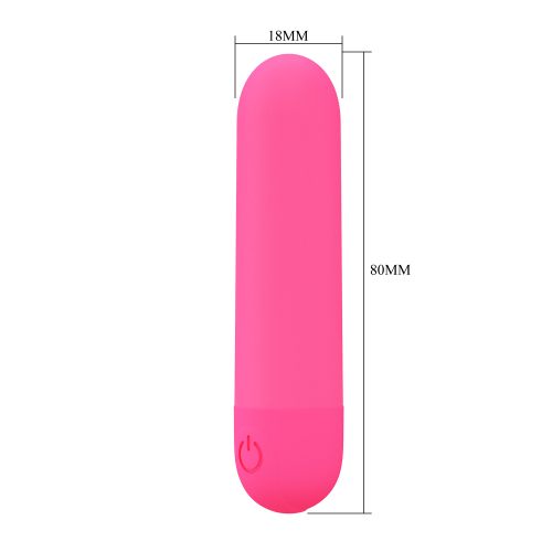 Мини USB презареждаем виброкуршум Pretty Love-Stefan-10 функции Розов