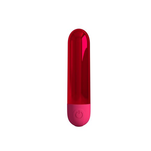 Премиум безжичен метално виброяйце куршум с USB зареждане Pretty Love Kiwi– 10 см