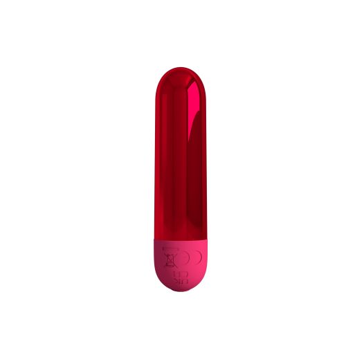 Премиум безжичен метално виброяйце куршум с USB зареждане Pretty Love Kiwi– 10 см