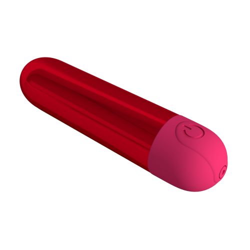 Премиум безжичен метално виброяйце куршум с USB зареждане Pretty Love Kiwi– 10 см