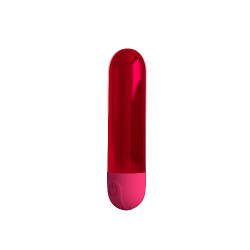 Премиум безжичен метално виброяйце куршум с USB зареждане Pretty Love Kiwi– 10 см