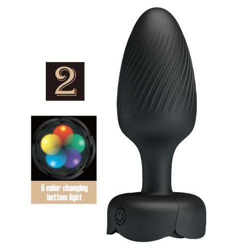 Вибриращ светещ анален разширител PRETTY LOVE VARIAN 10.8 CM