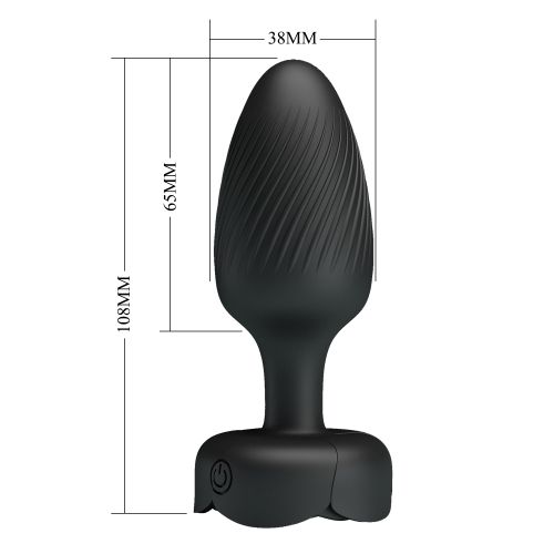 Вибриращ светещ анален разширител PRETTY LOVE VARIAN 10.8 CM