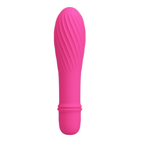Pretty Love–Solomon Silicone 10 function Vibrator (Pink)