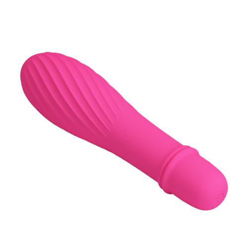 Pretty Love–Solomon Silicone 10 function Vibrator (Pink)