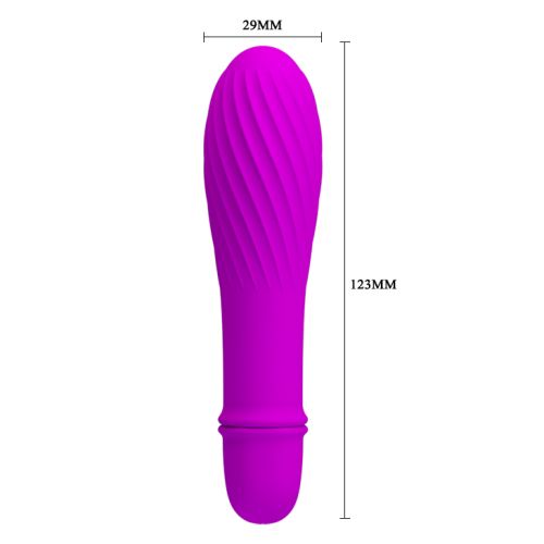 Мини вибратор Jonathan 10func silicone 12см/2.3см
