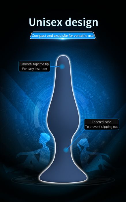 Анатомична силиконова анална тапа с конусовиден силует MR PLAY SLIM – 15.4 см