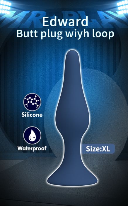 Анатомична силиконова анална тапа с конусовиден силует MR PLAY SLIM – 15.4 см